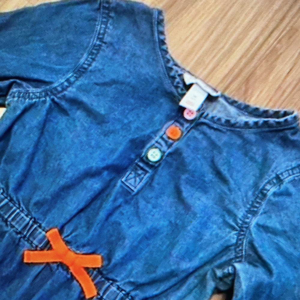 Stylish design denim style dress
